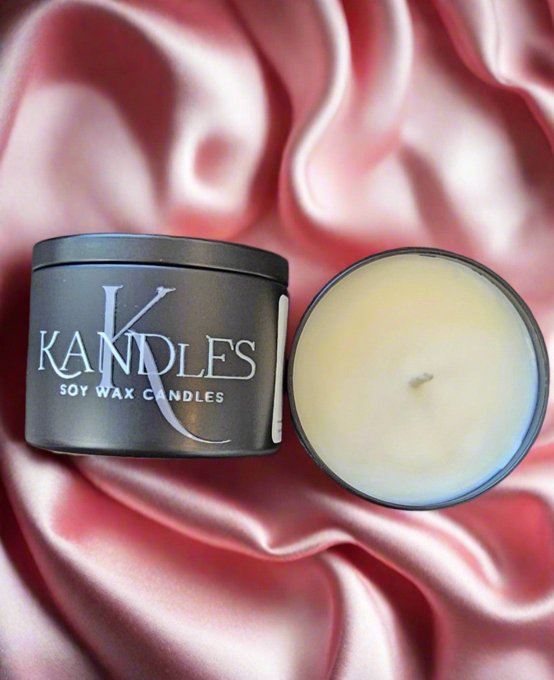 Black 7oz Candle Tin